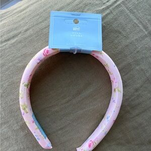 Hill House Pink Floral Padded Headband